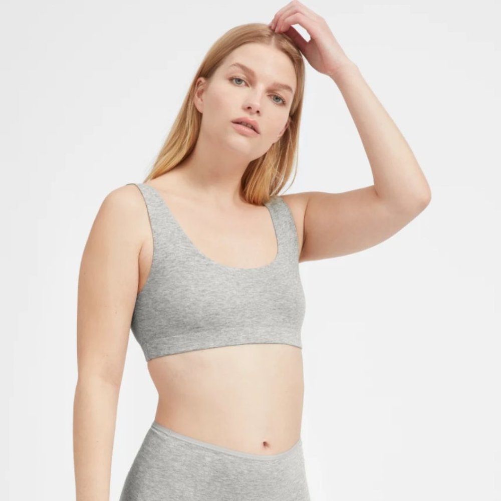 Everlane Cotton Tank Bra
